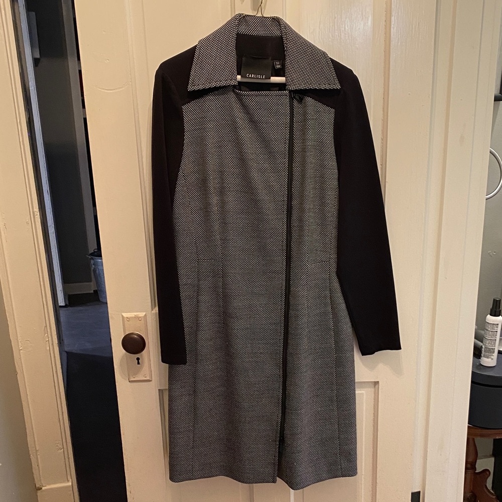 Black and Gray Women's Coatdress Carlisle